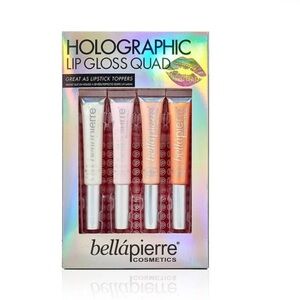 bellápierre Holographic Lip Gloss Quad - Multi-Color Set